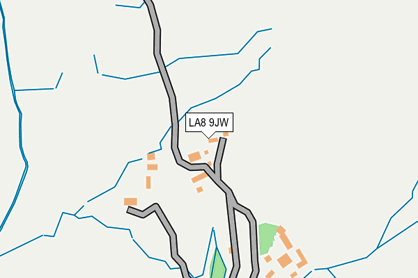 LA8 9JW map - OS OpenMap – Local (Ordnance Survey)