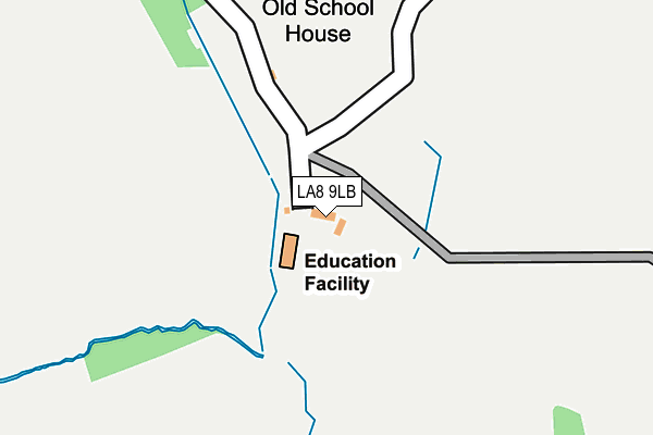 LA8 9LB map - OS OpenMap – Local (Ordnance Survey)