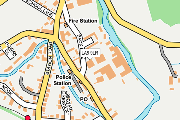 LA8 9LR map - OS OpenMap – Local (Ordnance Survey)