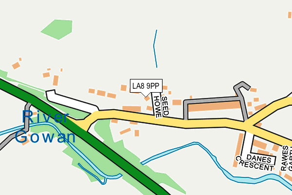 LA8 9PP map - OS OpenMap – Local (Ordnance Survey)