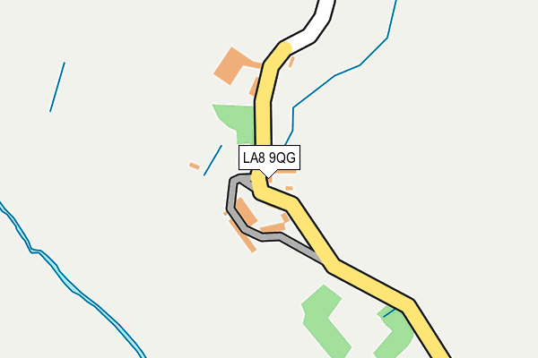 LA8 9QG map - OS OpenMap – Local (Ordnance Survey)