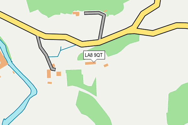 LA8 9QT map - OS OpenMap – Local (Ordnance Survey)