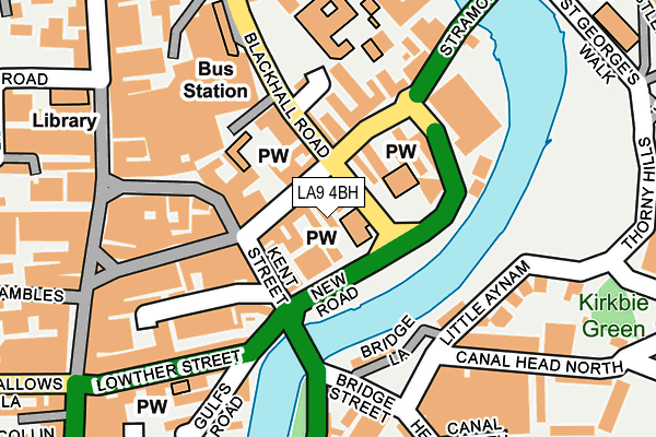 Map of ESTUARY BISTRO LIMITED at local scale