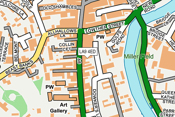 Map of THE ARCHES PROPERTIES LTD at local scale