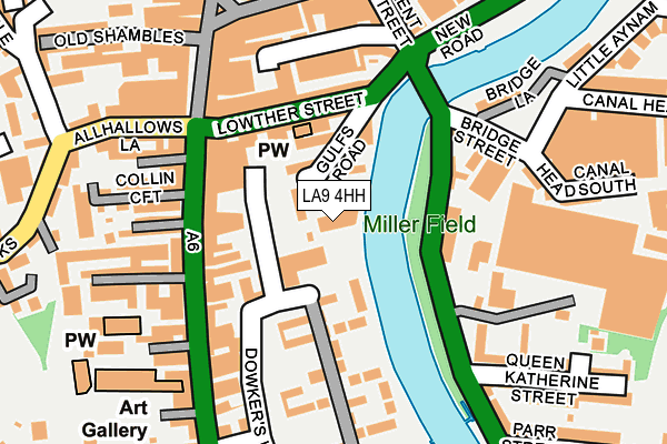 LA9 4HH map - OS OpenMap – Local (Ordnance Survey)
