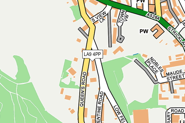 LA9 4PP map - OS OpenMap – Local (Ordnance Survey)