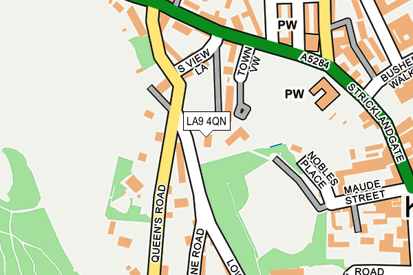 LA9 4QN map - OS OpenMap – Local (Ordnance Survey)