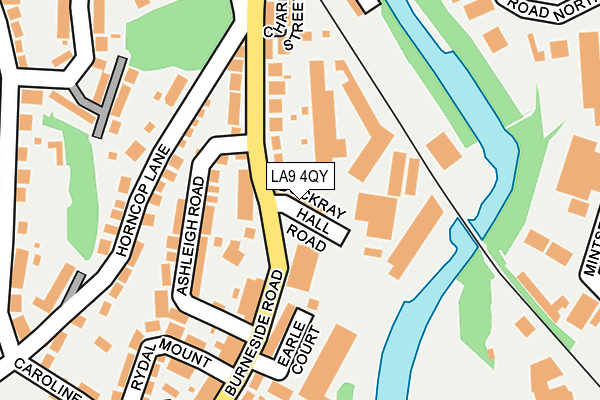 Map of KENDAL DESIGN LTD at local scale