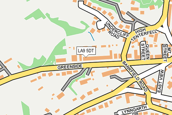 LA9 5DT map - OS OpenMap – Local (Ordnance Survey)