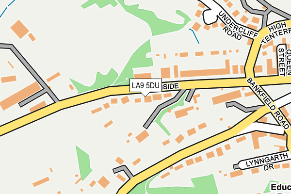 LA9 5DU map - OS OpenMap – Local (Ordnance Survey)
