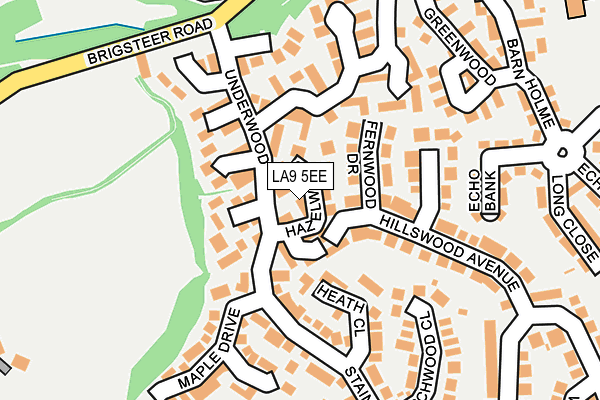 LA9 5EE map - OS OpenMap – Local (Ordnance Survey)