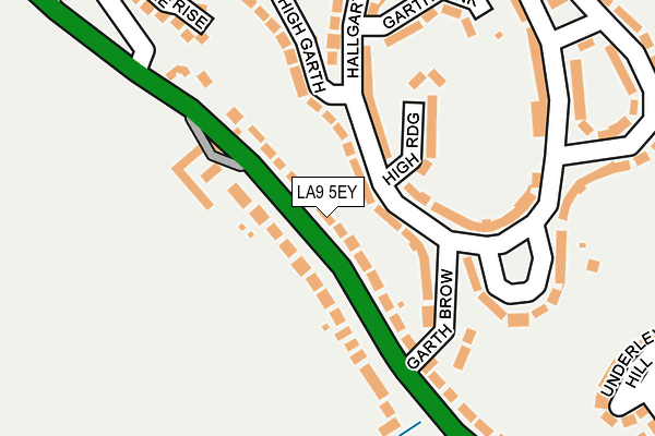 LA9 5EY map - OS OpenMap – Local (Ordnance Survey)