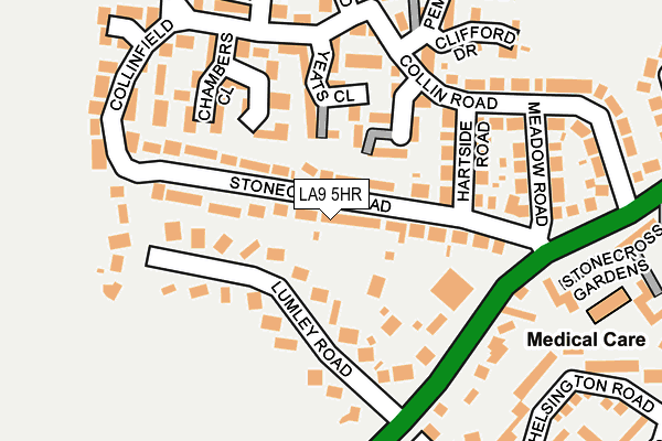LA9 5HR map - OS OpenMap – Local (Ordnance Survey)