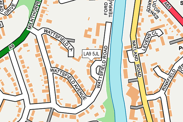 LA9 5JL map - OS OpenMap – Local (Ordnance Survey)