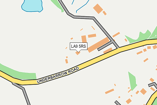 LA9 5RS map - OS OpenMap – Local (Ordnance Survey)