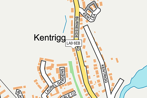 Map of KENTRIGG LIMITED at local scale