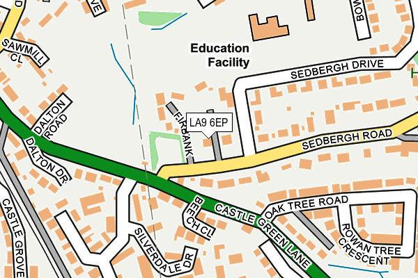 LA9 6EP map - OS OpenMap – Local (Ordnance Survey)