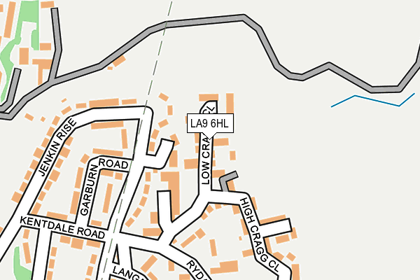 LA9 6HL map - OS OpenMap – Local (Ordnance Survey)