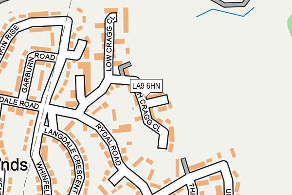 LA9 6HN map - OS OpenMap – Local (Ordnance Survey)