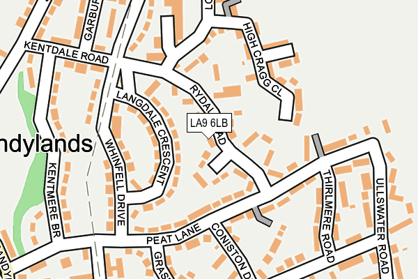 LA9 6LB map - OS OpenMap – Local (Ordnance Survey)