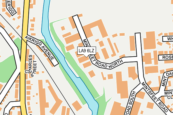 Map of LAKELAND LOGISTICS LTD at local scale