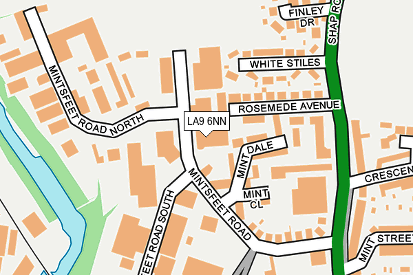 LA9 6NN map - OS OpenMap – Local (Ordnance Survey)