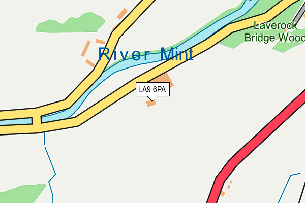LA9 6PA map - OS OpenMap – Local (Ordnance Survey)
