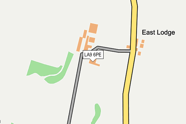 LA9 6PE map - OS OpenMap – Local (Ordnance Survey)