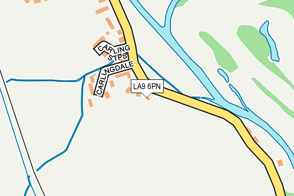 LA9 6PN map - OS OpenMap – Local (Ordnance Survey)