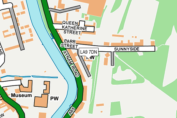 LA9 7DN map - OS OpenMap – Local (Ordnance Survey)