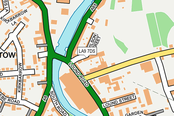 LA9 7DS map - OS OpenMap – Local (Ordnance Survey)