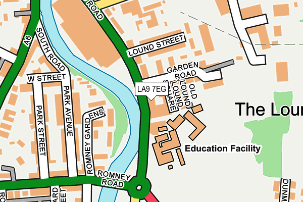Map of LOUND ROAD GARAGE LIMITED at local scale