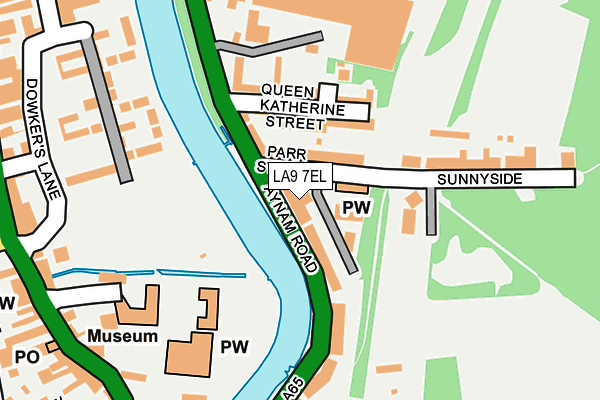 LA9 7EL map - OS OpenMap – Local (Ordnance Survey)