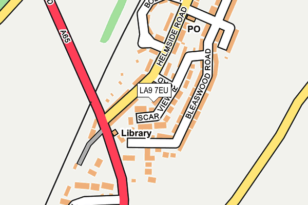 LA9 7EU map - OS OpenMap – Local (Ordnance Survey)