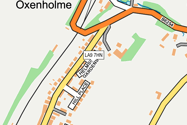 LA9 7HN map - OS OpenMap – Local (Ordnance Survey)
