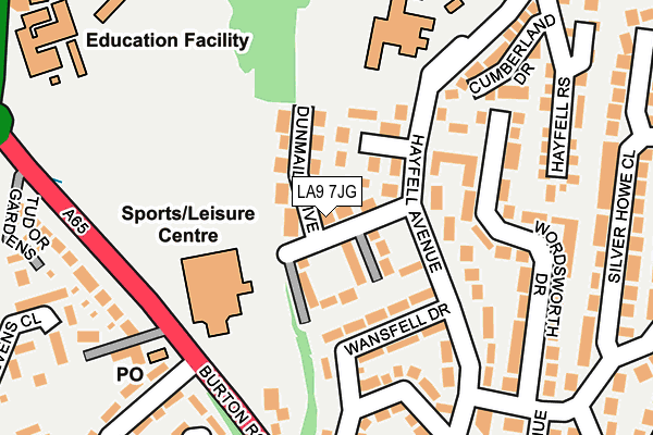 Map of K K ELECTRICAL SERVICES KENDAL LIMITED at local scale