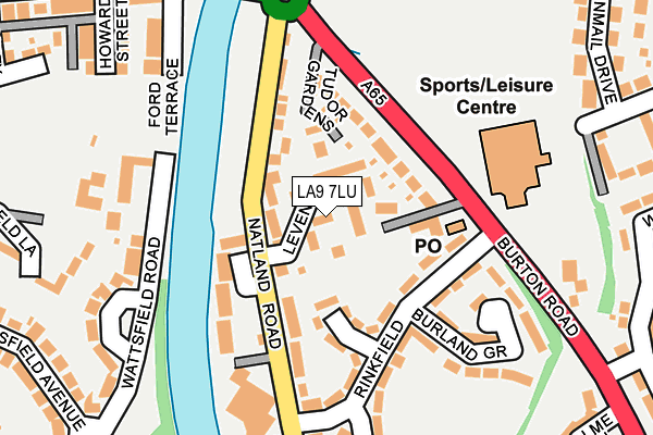 LA9 7LU map - OS OpenMap – Local (Ordnance Survey)