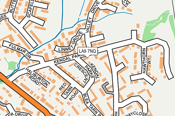 LA9 7NQ map - OS OpenMap – Local (Ordnance Survey)