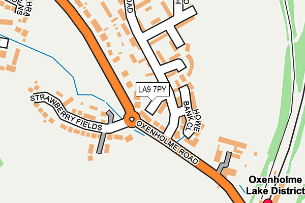 LA9 7PY map - OS OpenMap – Local (Ordnance Survey)