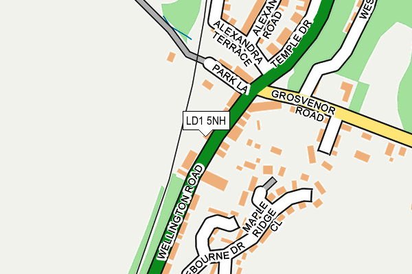 LD1 5NH map - OS OpenMap – Local (Ordnance Survey)