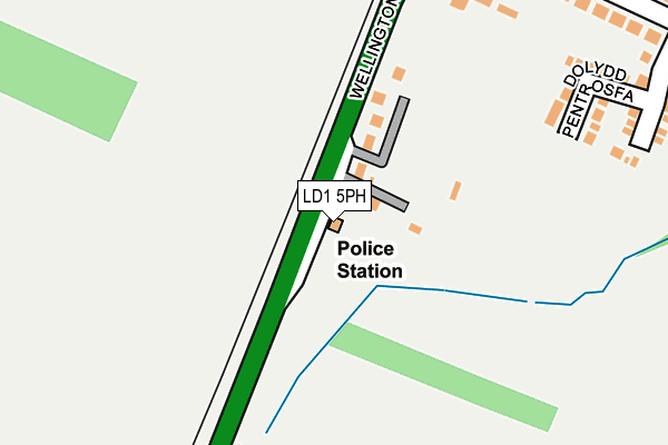 LD1 5PH map - OS OpenMap – Local (Ordnance Survey)