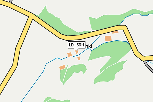 LD1 5RH map - OS OpenMap – Local (Ordnance Survey)