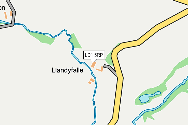 LD1 5RP map - OS OpenMap – Local (Ordnance Survey)