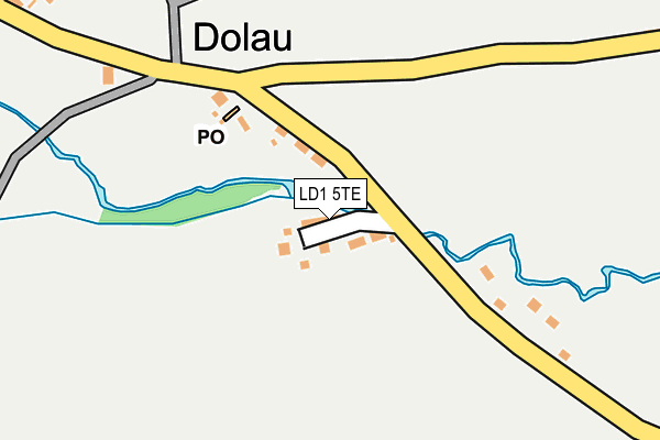 LD1 5TE map - OS OpenMap – Local (Ordnance Survey)