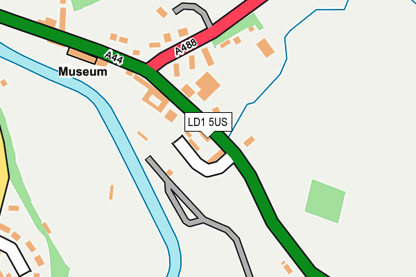 LD1 5US map - OS OpenMap – Local (Ordnance Survey)