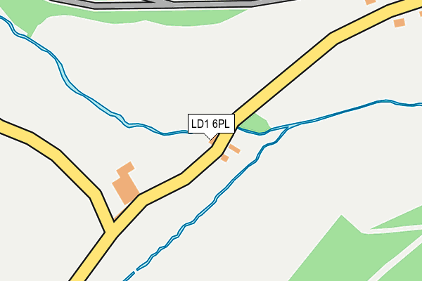 LD1 6PL map - OS OpenMap – Local (Ordnance Survey)