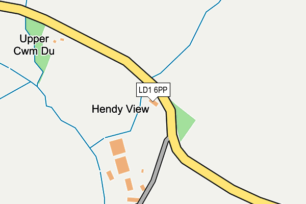 LD1 6PP map - OS OpenMap – Local (Ordnance Survey)
