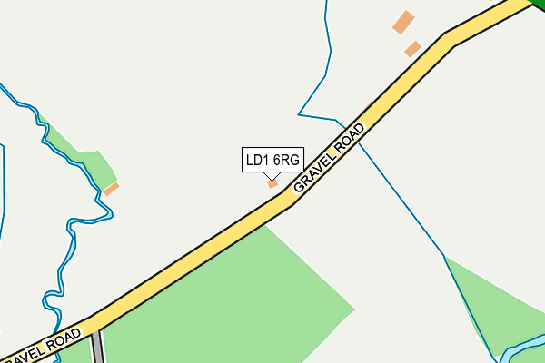 LD1 6RG map - OS OpenMap – Local (Ordnance Survey)
