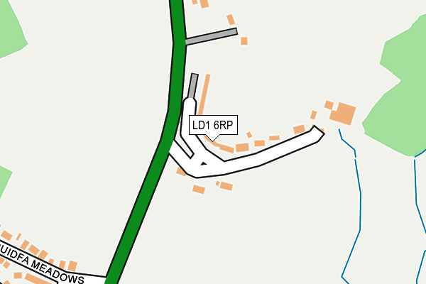 LD1 6RP map - OS OpenMap – Local (Ordnance Survey)