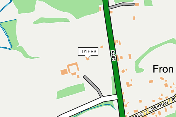 LD1 6RS map - OS OpenMap – Local (Ordnance Survey)